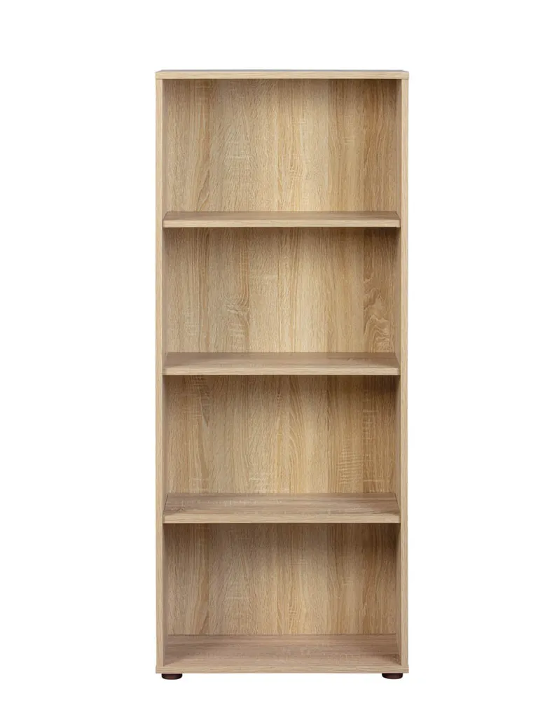Parim Étagère 4 compartiments en chêne Sonoma - Meuble de rangement chic
