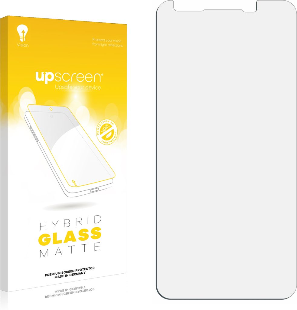 upscreen Entspiegelungs Schutzglas für Infinix Smart 2 Schutzfolie Panzer Folie Glas Display Schutz matt