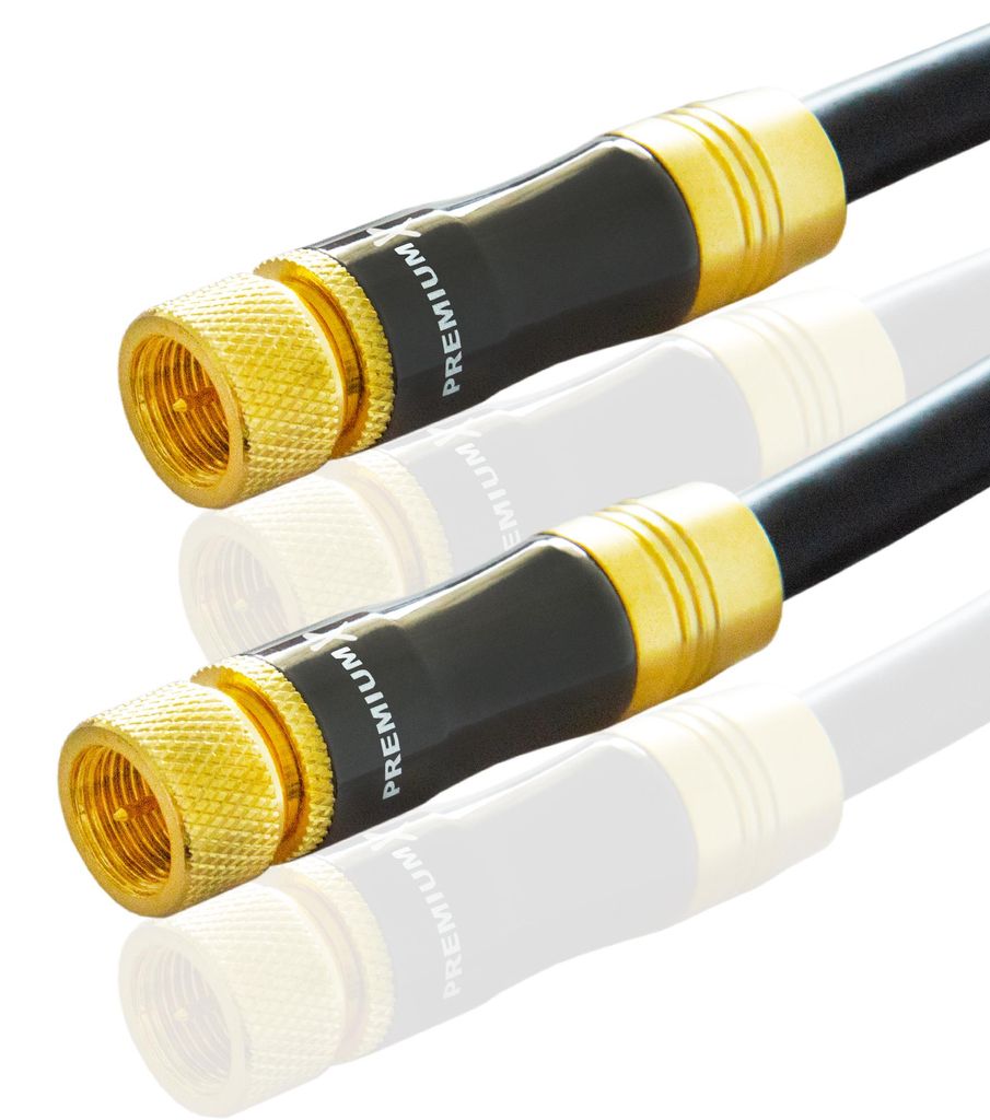 Premium X 2m Sat-Kabel – Satelliten-Kabel, Antennenkabel, Produktbild 