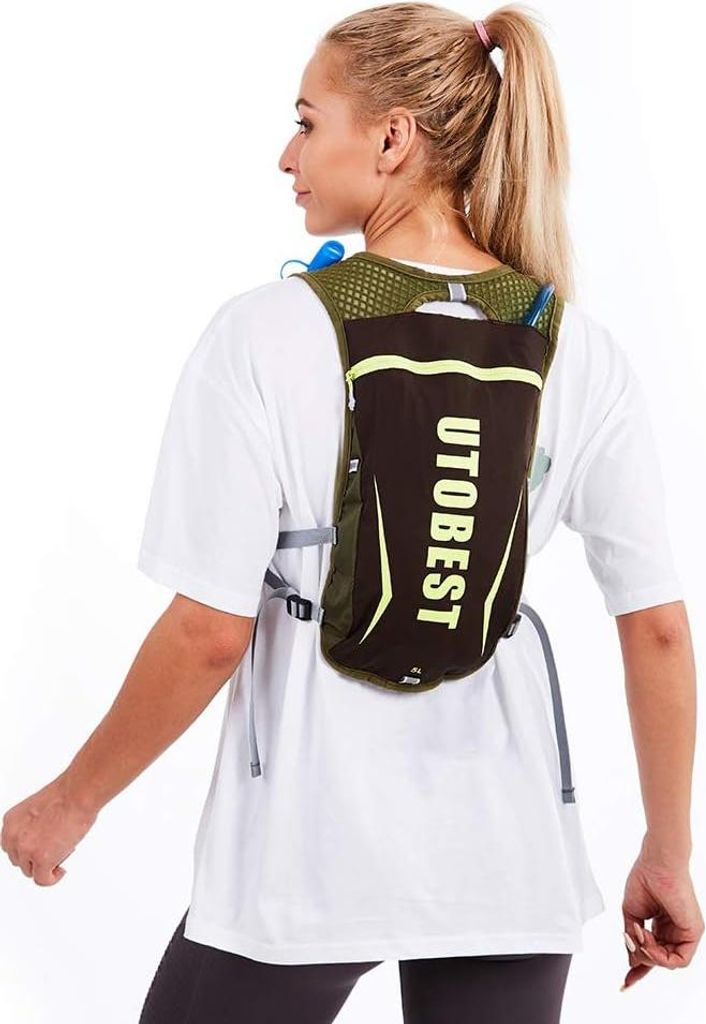 Ultralight Trinkrucksack für Laufen und Radfahren mit 1,5 l Trinkblase