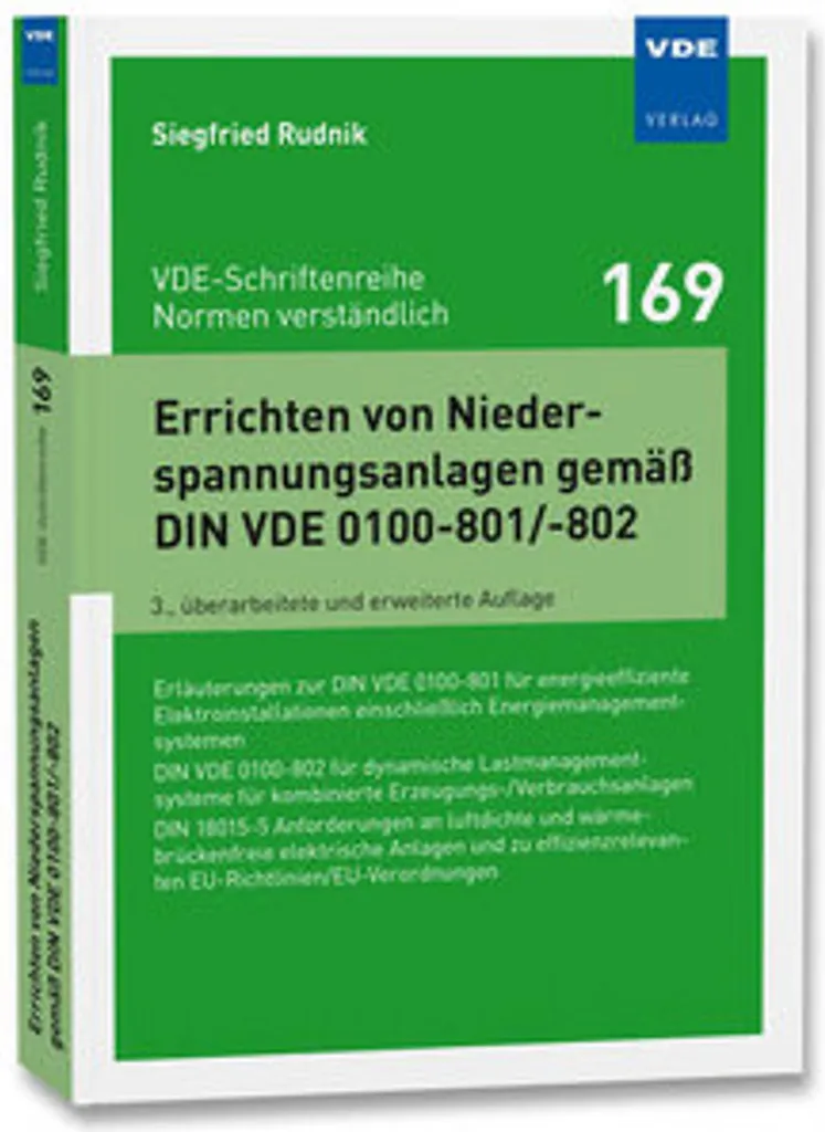 Guide DIN VDE 0100-801-802 installation basse tension électrique