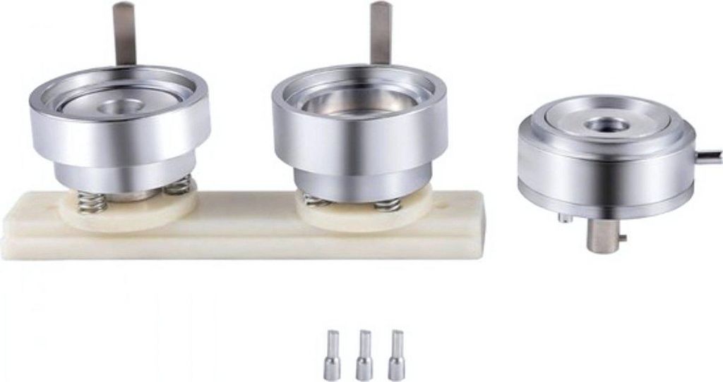 Button Maker – 3 Stück – Stanzmaschine – Aluminium Button-Maschine – Badge Maker – Knöpfe – Handliche Button-Presse