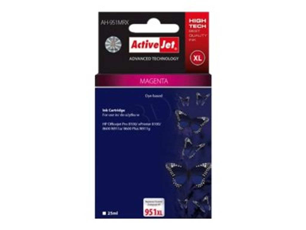 Activejet Tusz zamiennik HP 951XL Premium 25 ml czerwony