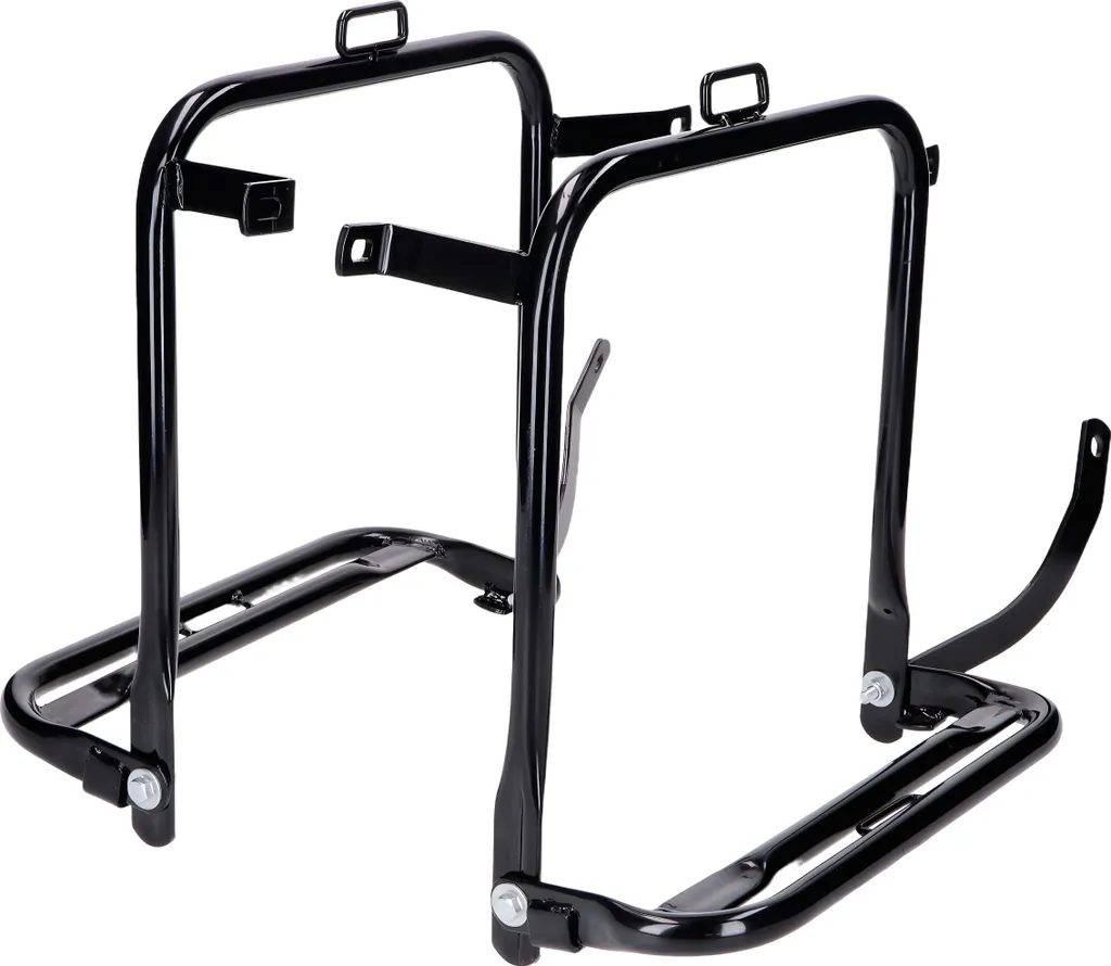 Supports pour Sacoches Latérales Noirs Simson S51, S50, S70 - Kit Montage