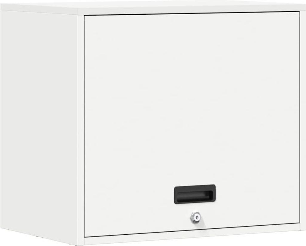 Wandschrank für die Garage mit Gasdrucklift-Tür Weiß