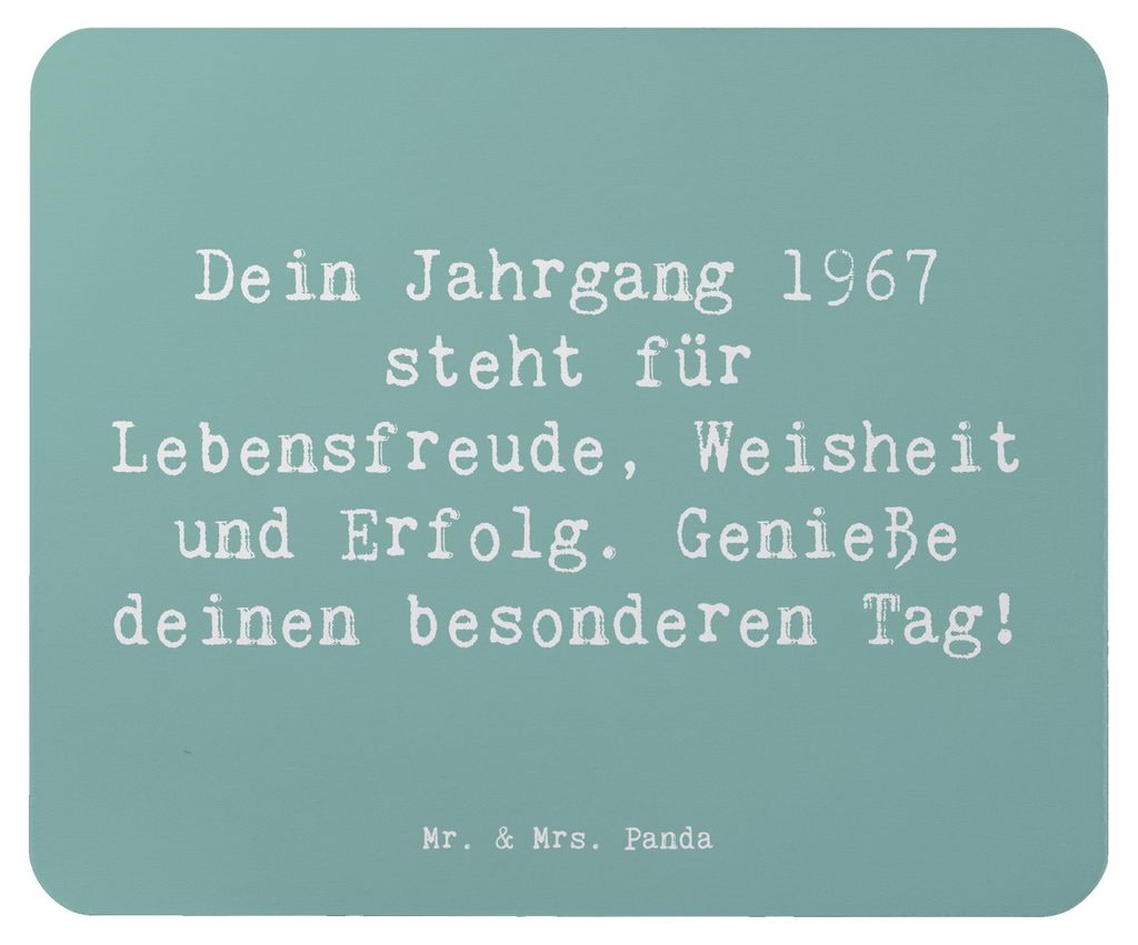 Mr. & Mrs. Panda Mauspad Spruch 1967 Geburtstag - Produktbild 