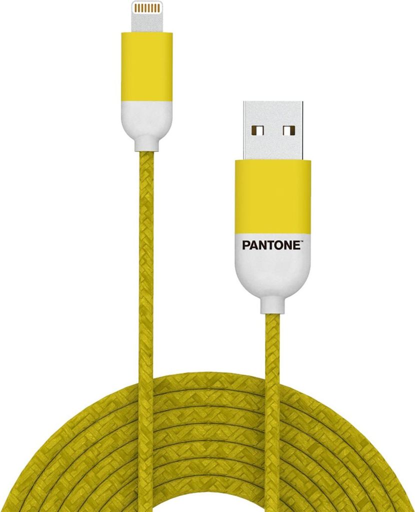 Celly PT-LCS001-5Y Mobiltelefonkabel Gelb 1,5 m USB A Lightning