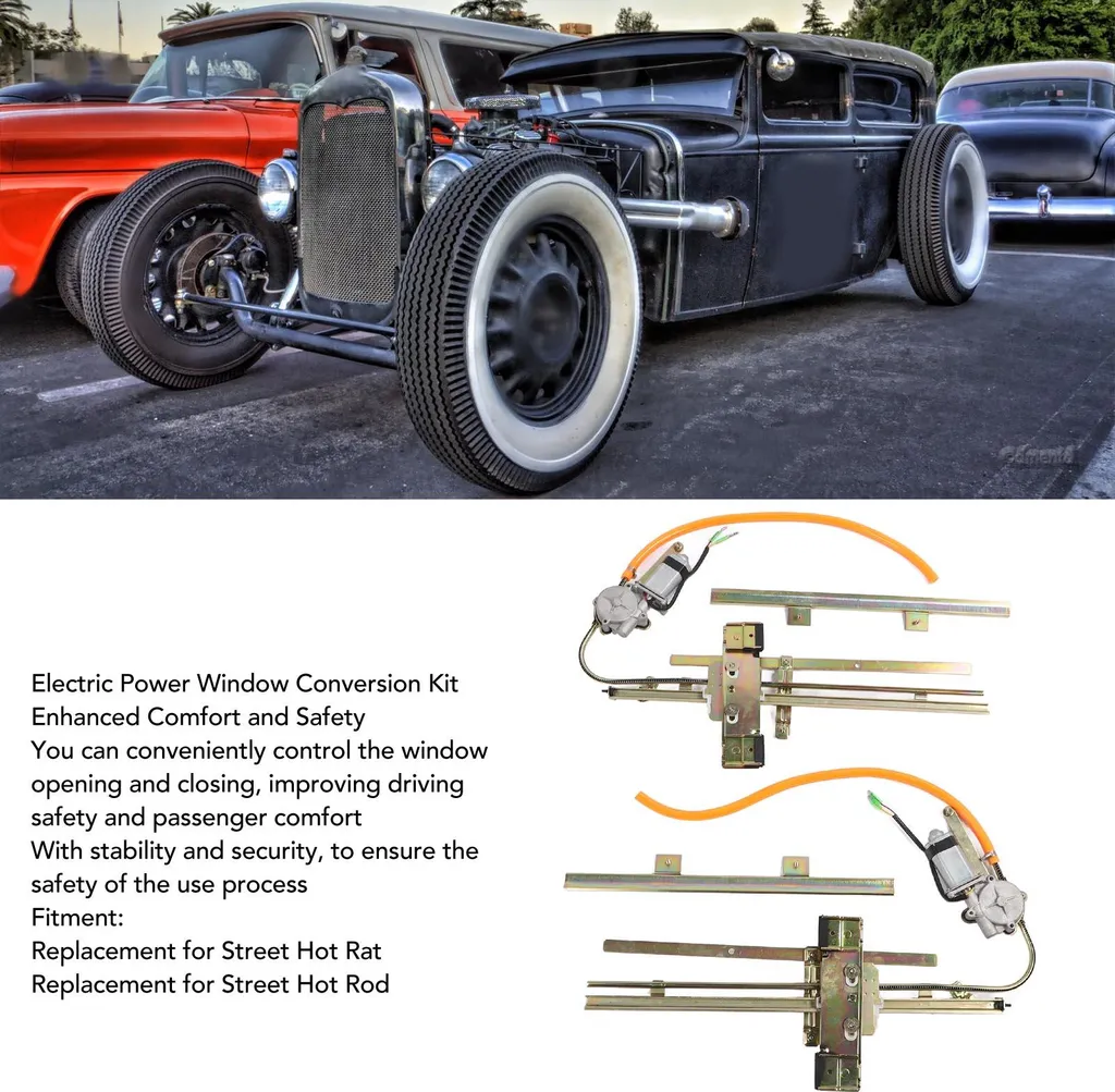 Kit conversion lève-vitre électrique universel pour Street Hot Rat