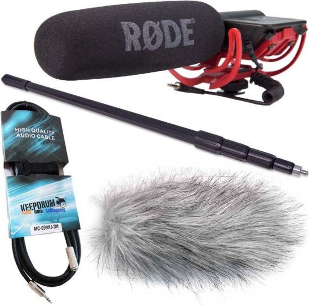 Rode Videomic - MPB03 Tonangel - Windschutz und Kabel