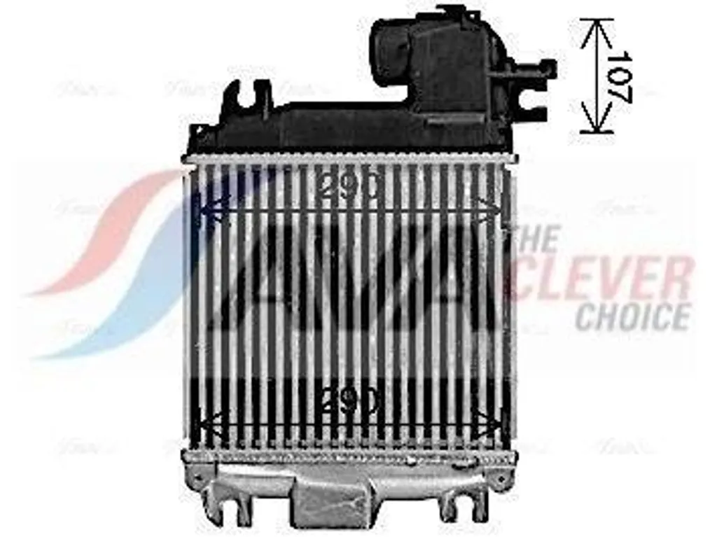Refroidisseur d'air de suralimentation type Intercooler pour Moteur Turbo - 2