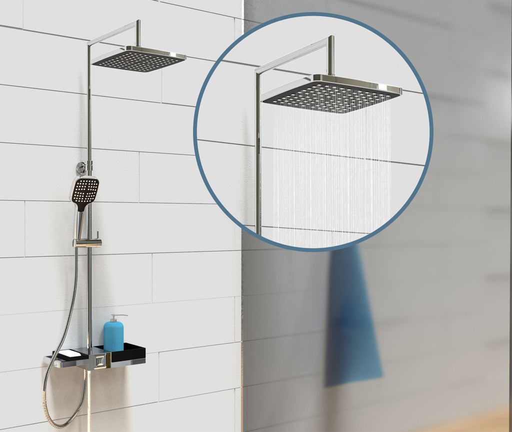 Kit de douche SCHÜTTE BLUEPERL, système de douche avec Image du produit 
