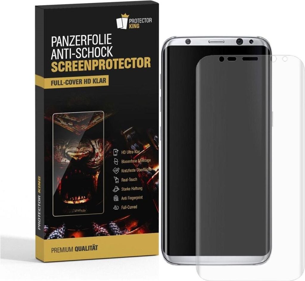 3x Panzerfolie für Samsung Galaxy S9 Plus FULL COVER Produktbild 