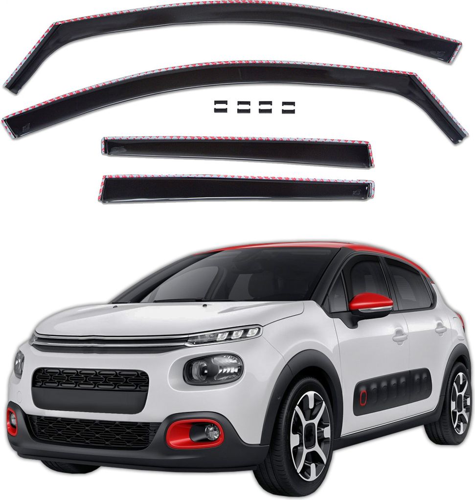 GP Déflecteurs Deflecteurs D'Air Pour Citroen C3 3 Image du produit 
