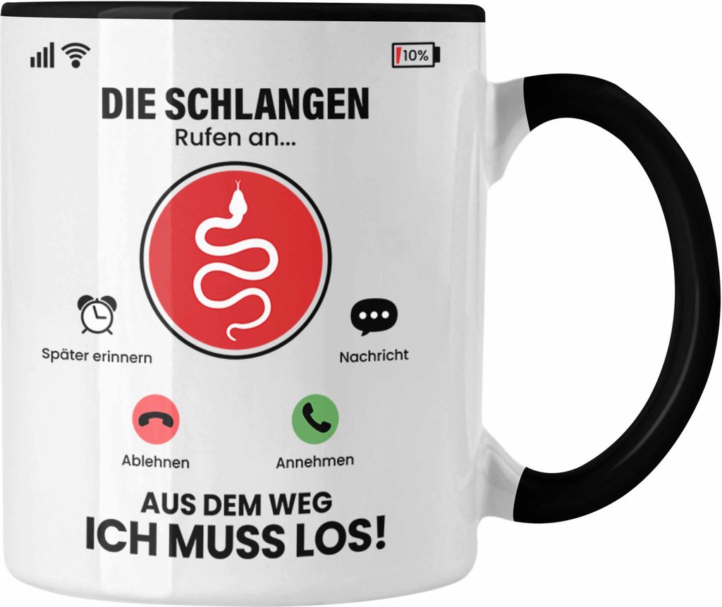 Trendation - Die Schlangen Rufen An Tasse Geschenk für Produktbild 