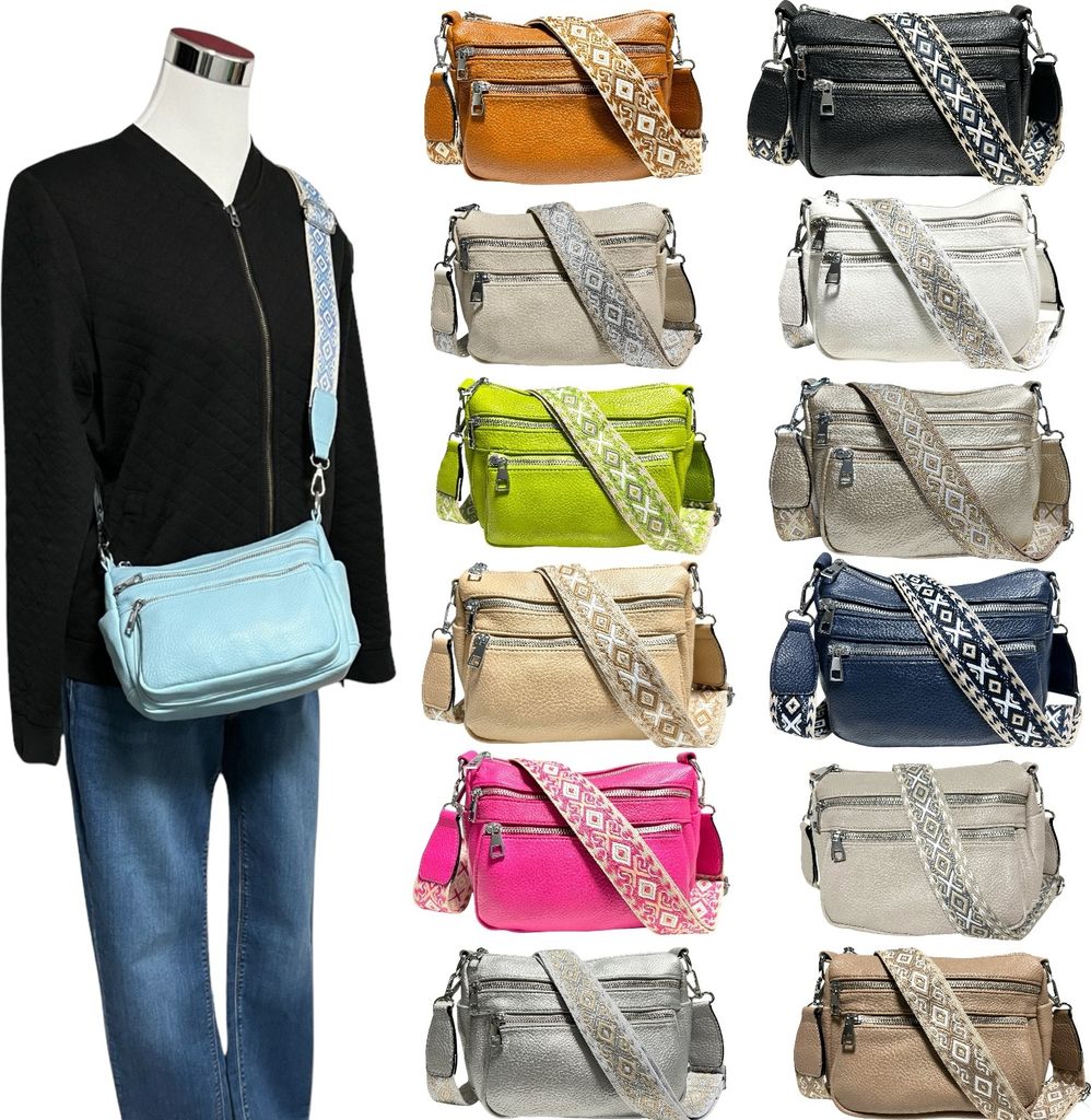 Umhängetasche Bauchtasche Handtasche Schultertasche Cross Produktbild 11