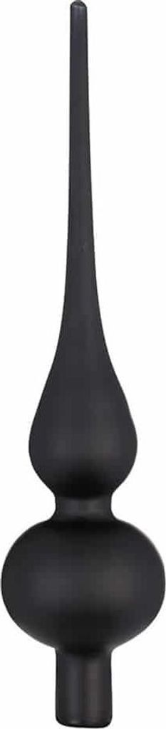Christbaumspitze 26cm Schwarz Matt