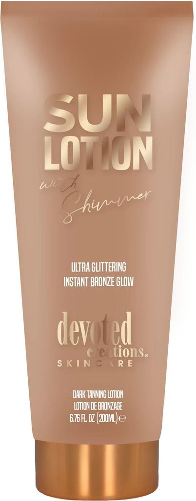 Devoted Creations - Sun Lotion with Shimmer Produktbild 