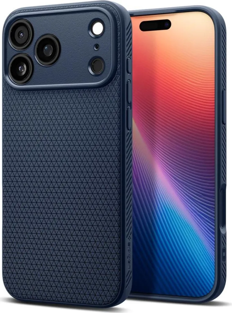 Spigen Liquid Air per iPhone 17 Pro Granatowe