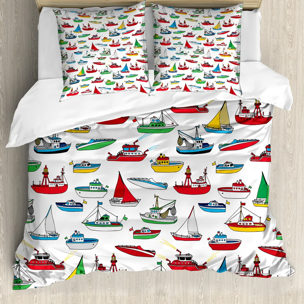 Copripiumino Design Nautico ABAKUHAUS - Arredo Camera Bambini 155x220