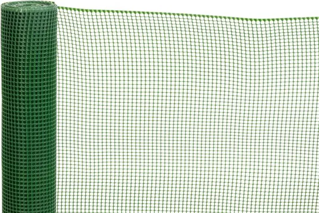 Rete Recinzione Plastica Verde ECONOMY 4 | Maglia 10mm | Rotolo 10m