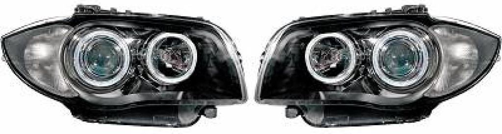 Scheinwerfer Set Hauptscheinwerfersatz für BMW 1 Schrägheck (E81) 1 Cabrio (E88) 1 Coupe (E82)