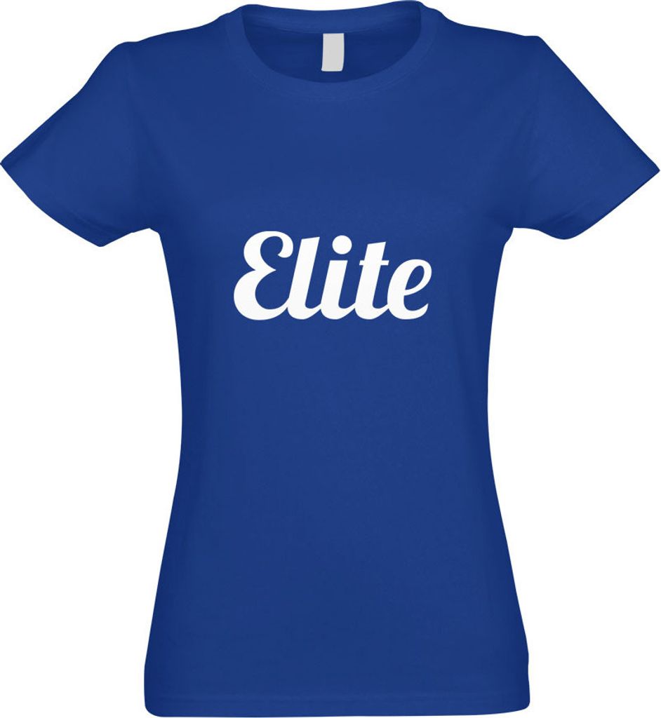 Kiwistar - T-Shirt tailliert - Damen - royal - Elite - mit Motiv Bedruckt - Funshirt Design - Sport - Freizeit - Damen - S