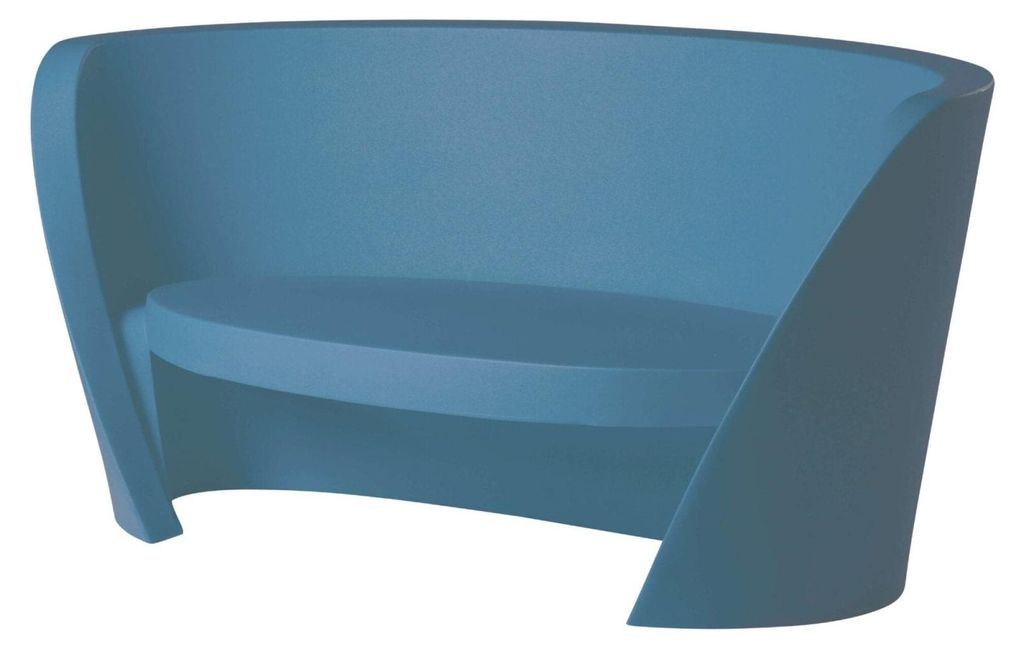 Moderner Outdoor- und Gartensofa Slide Rap - Blau