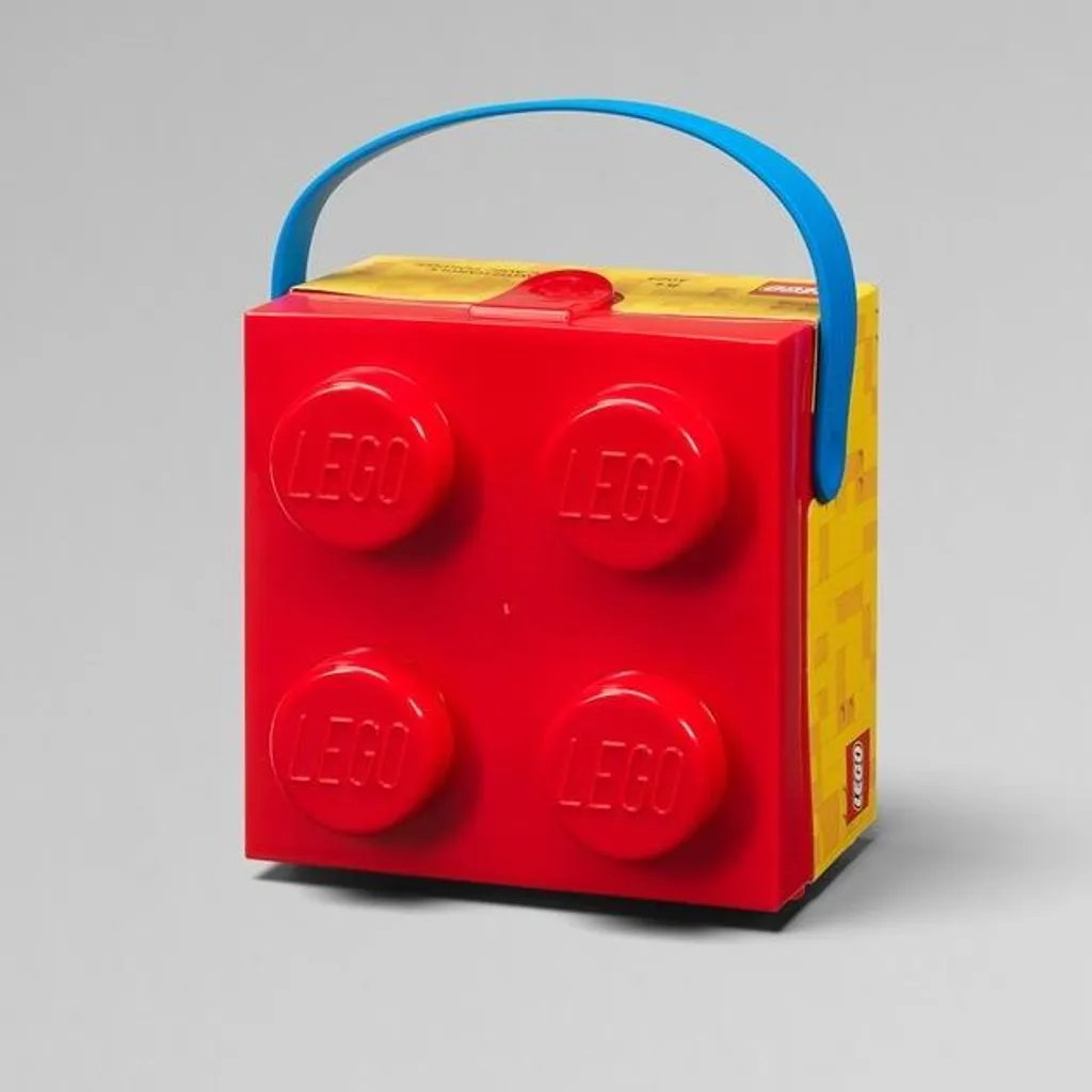 Portapranzo Lego Brick 4 con Maniglia: Resistente e Facile da Pulire - 9