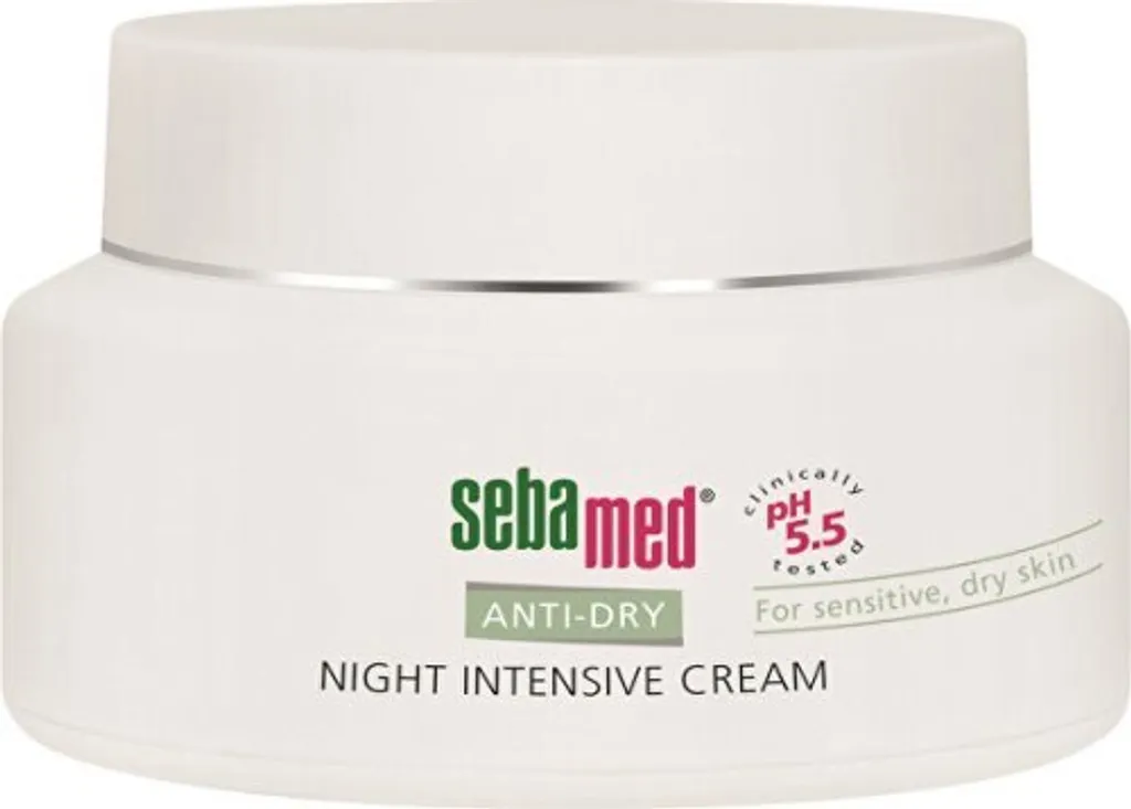 Crème de nuit intensive Sebamed Anti-Dry soin visage flacon de 50 ml