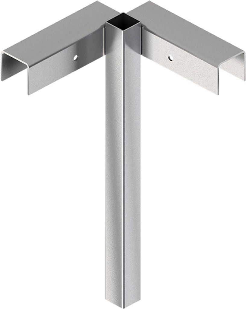 Schake Eckoberteil für Holzzäune 490mm lang