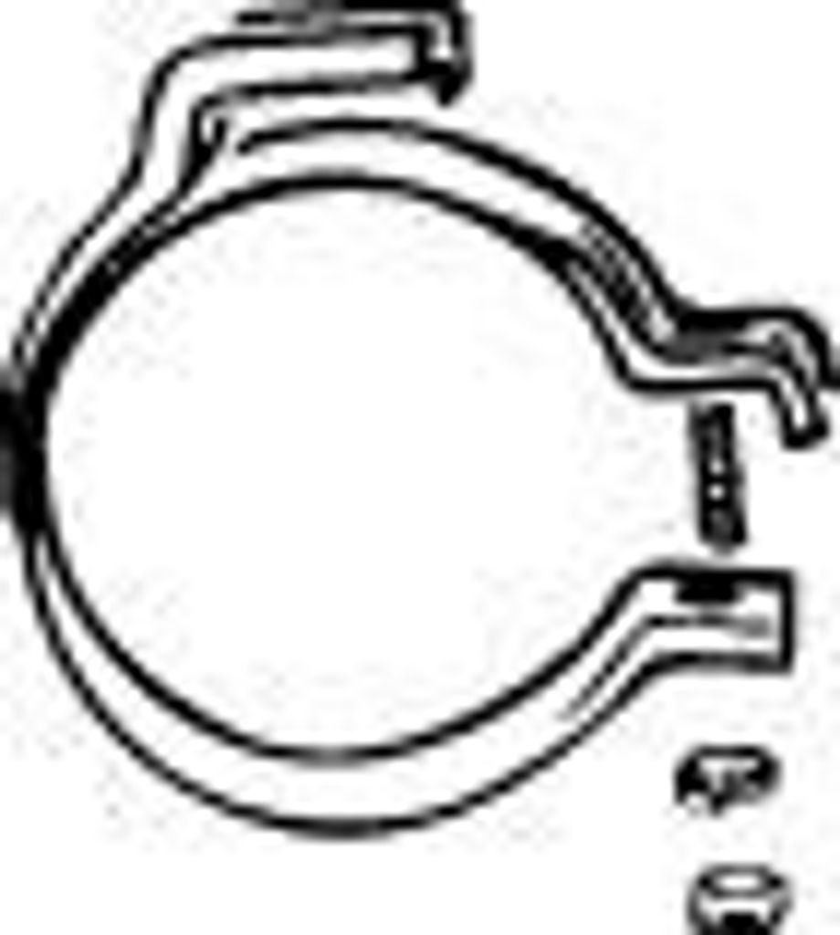 VEGAZ Auspuffhalter für OPEL KADETT D (31-34, 41-44) Auspuffanlage Montageteil OM-100