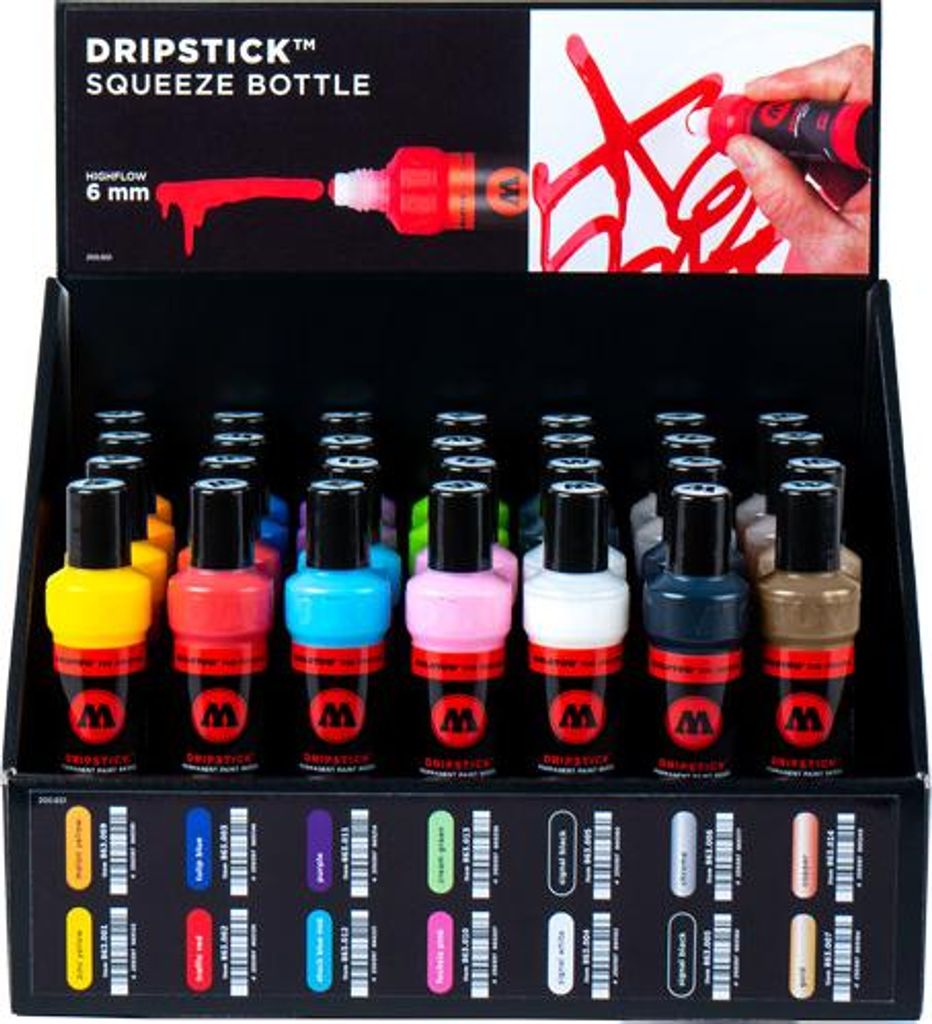Molotow Dripstick 863DS Sales Display