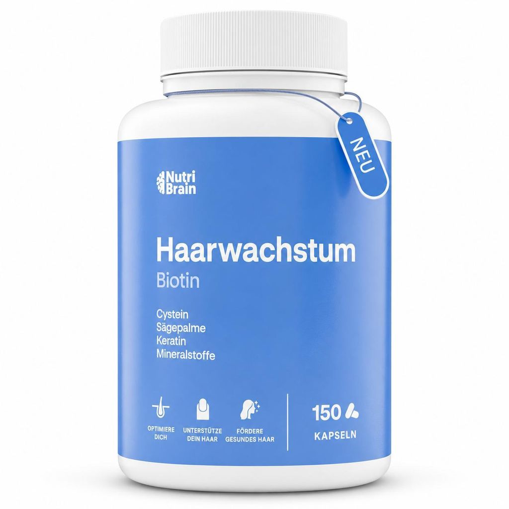 Hair Density Haar Vitamine | Biotin, Selen, Zink, Sägepalme, Keratin | 150 Kapseln | Hochdosiert | Mit Cystein und Kupfer | 5 Monate | Haarwachstum