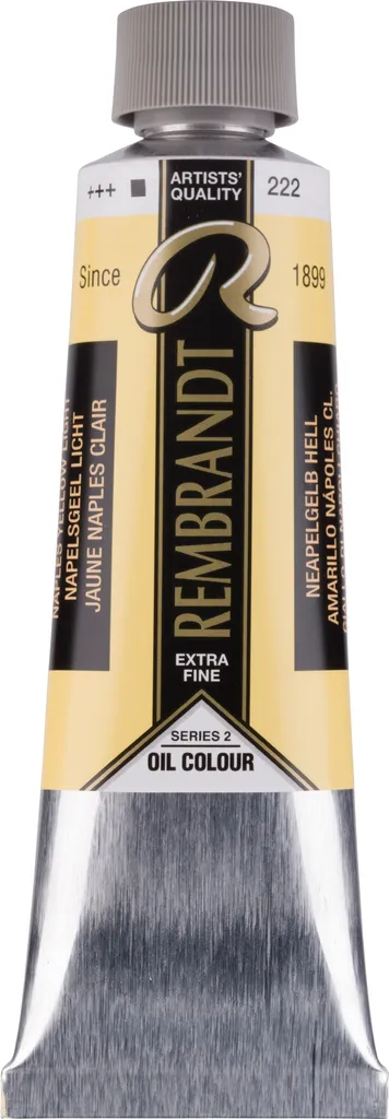 Rembrandt peinture à l'huile tube 150 ml jaune de naples clair 222