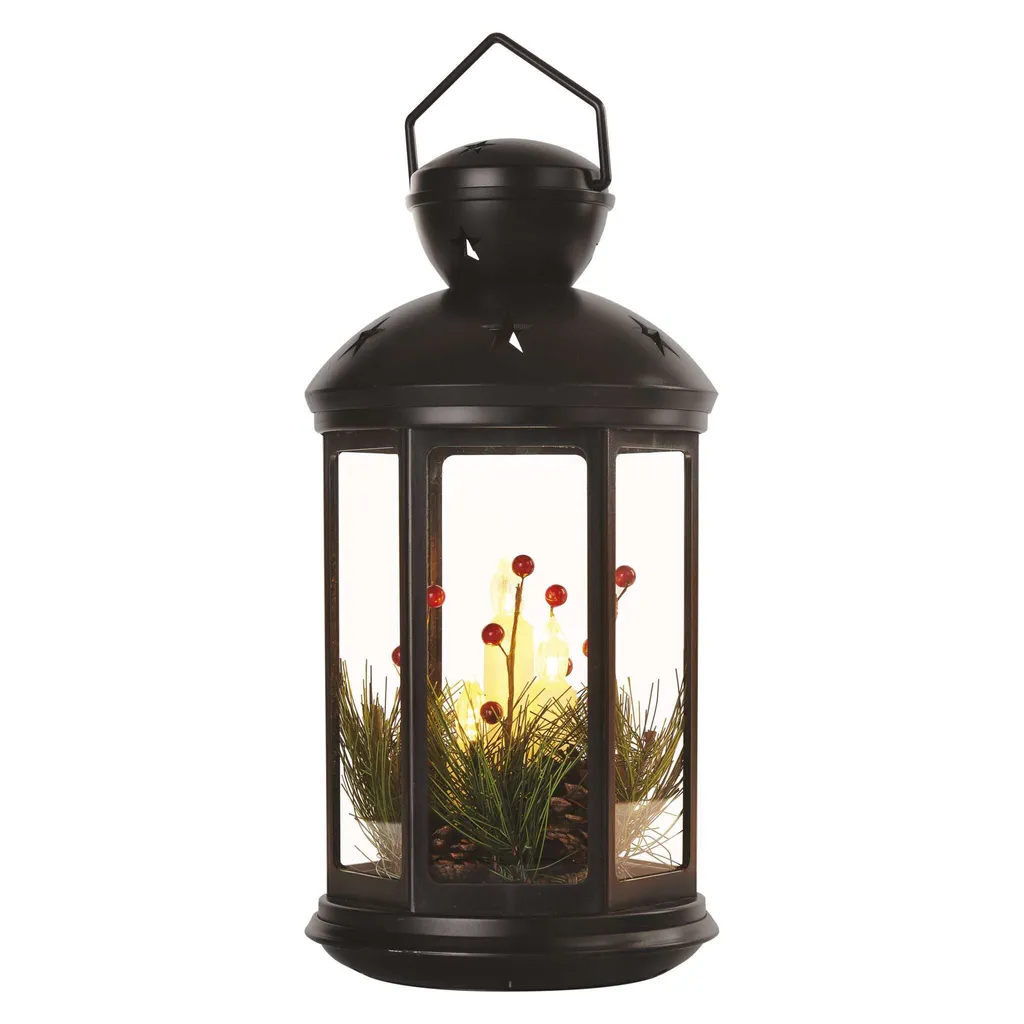 EMOS Lanterna LED DCLV15 con Candele - Atmosfera Vintage e Timer Auto