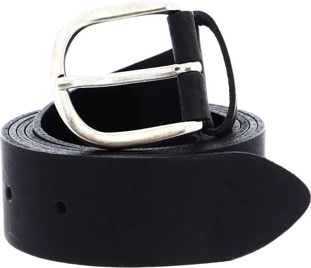 MUSTANG Cintura in Cuoio Donna Nero 3.5cm W100 | Stile Rebel