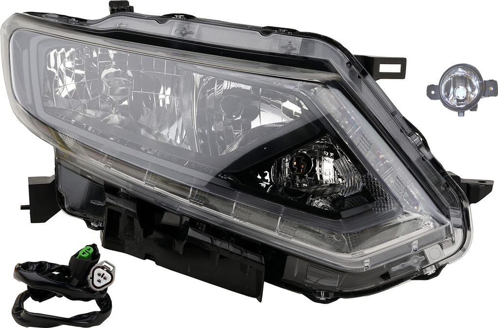 Johns, Scheinwerfer Halogen passend für Nissan X-Trail T32 13-17 HH9 Re. + Nebelschein. 260104CC0C 260104CC1C 260254CC0C 260254CC1C 8200002470 261...