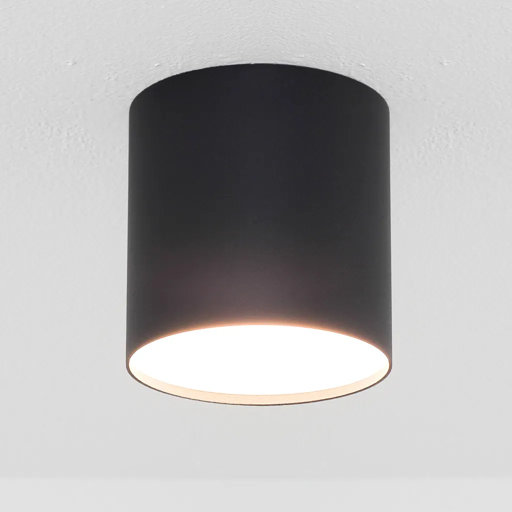 Luminaire LED noir en acier avec diffuseur plexi POINT PLEXI 6526 - 3