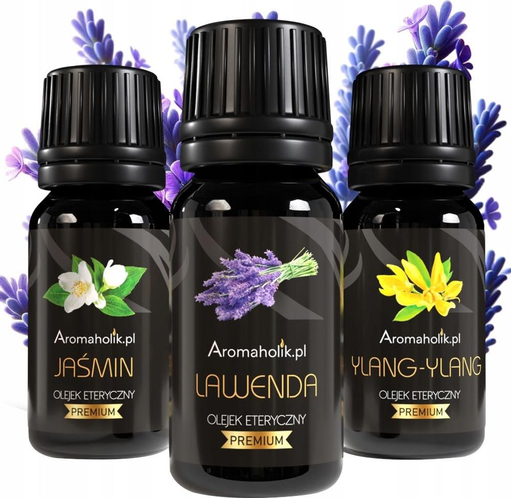 Aromaholik Blumen-Trio: Premium Ätherische Öle Set