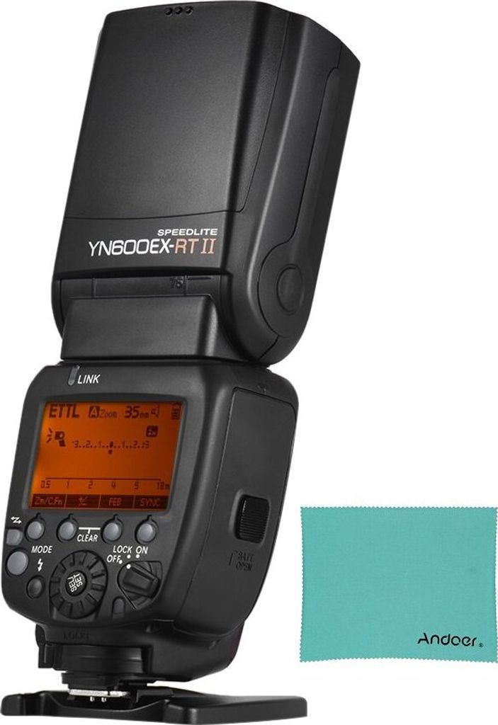 YONGNUO YN600EX-RT II Professionelle Blitzlicht Blitz Kreative TTL Master Flash Speedlite 2.4G Wireless 1 / 8000s HSS GN60 fš¹r Auto / Manuell Zo...