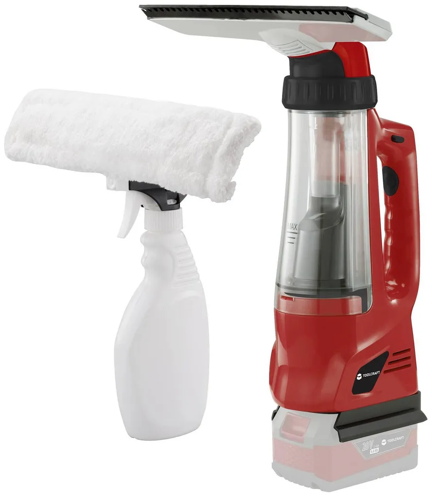 Nettoyeur de vitres électrique TOOLCRAFT TAWB-200 pour fenêtres et miroirs