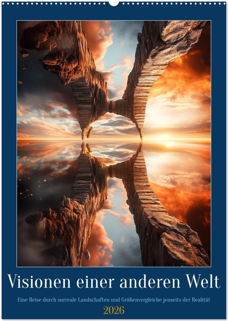 Visionen einer anderen Welt (Wandkalender 2026 DIN A2 hoch), CALVENDO Monatskalender