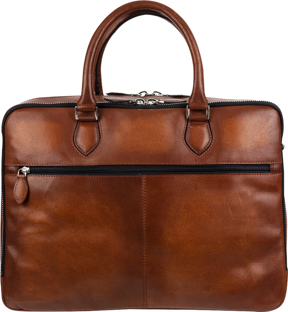 Porte-documents Bugatti Domus Cognac avec Protection RFID Intégrée - 12