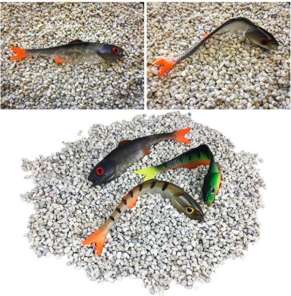 LMAB Finesse Filet 7cm Perch Gummifisch