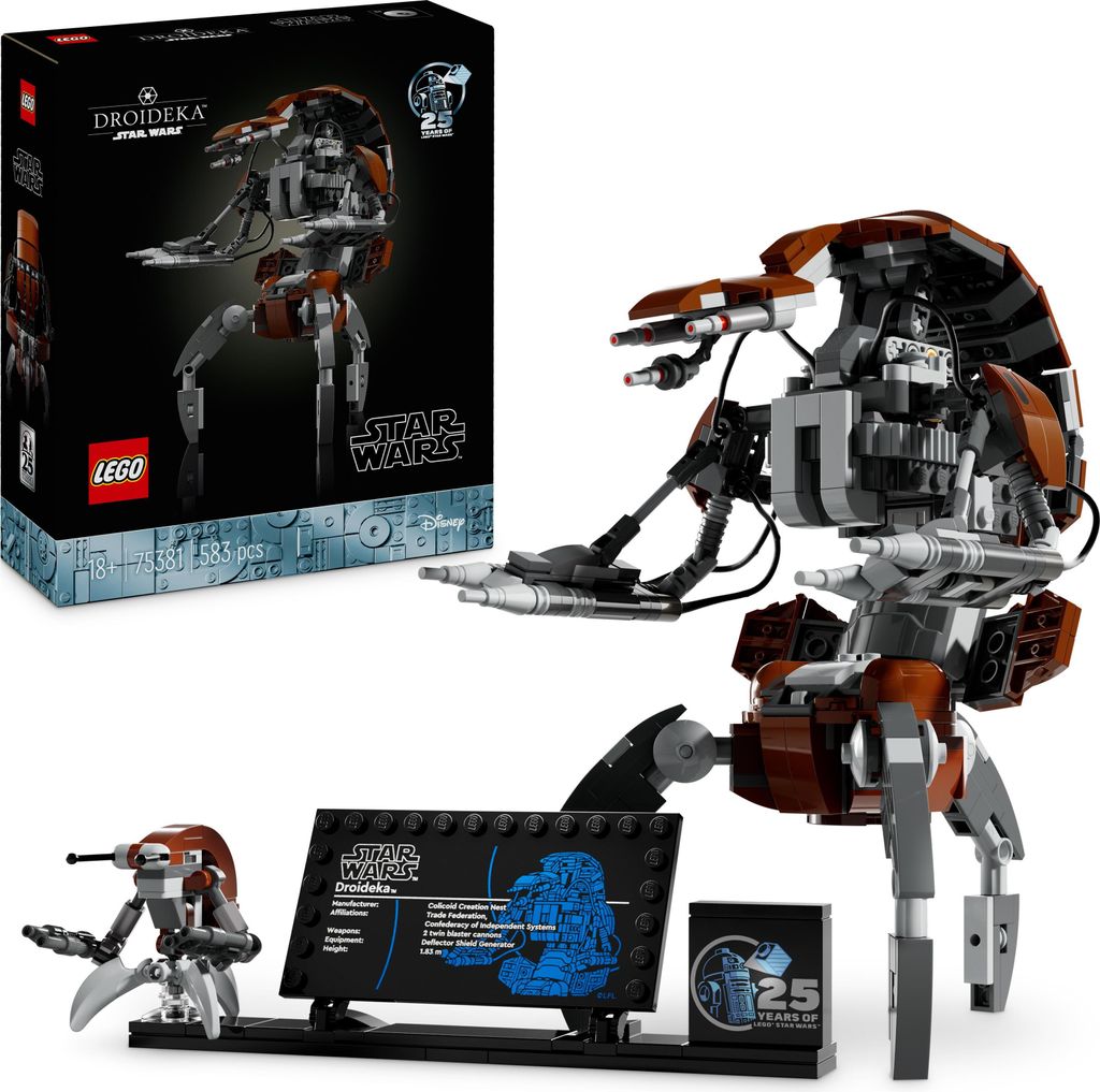 LEGO Star Wars Droideka Set, Droiden-Modellbausatz für Produktbild