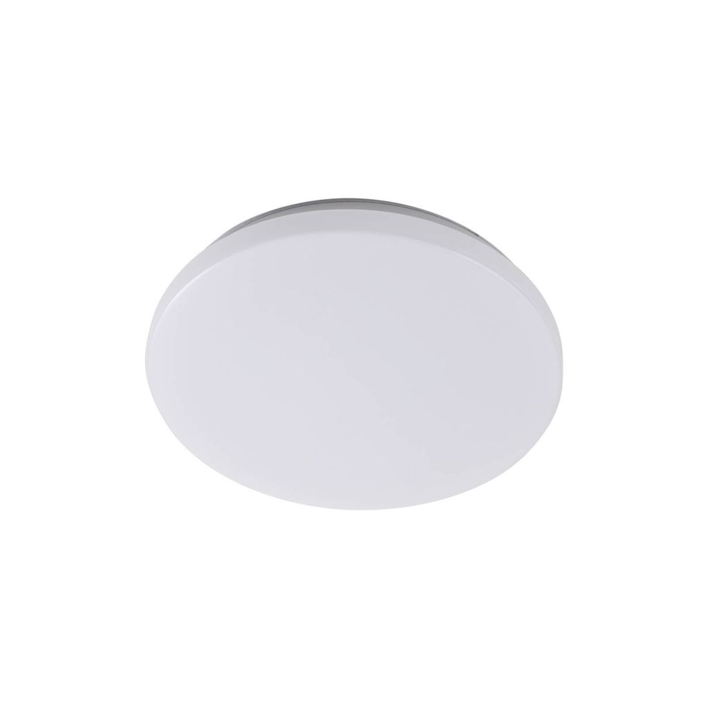 Lindby LED-Außendeckenleuchte Doki, 26 cm, weiß, Kunststoff Produktbild 
