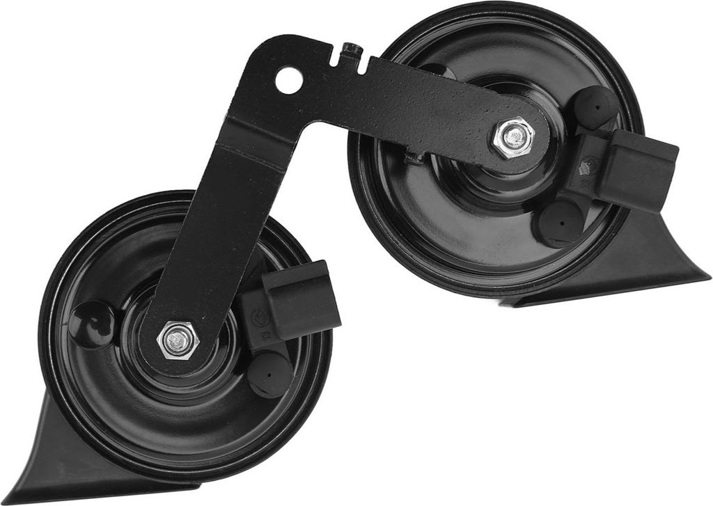 Auto Schneckenhupe,Zweiton-Schneckenhupe,Hoch-Tief-Ton-Hupe,Schneckenhupe mit Halterung,Schneckenhupe Ersatz für Tesla,1109660 00 B