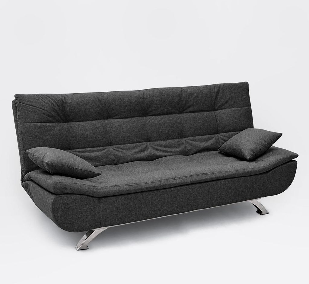 Divano letto a 2 posti in microfibra dal design moderno Immagine del prodotto 