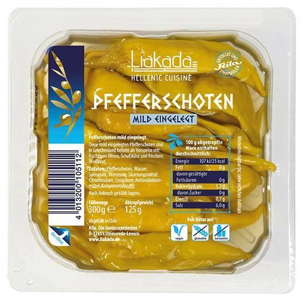 Pfefferschoten mild eingelegt Produktbild 