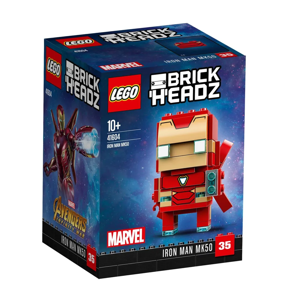 LEGO Iron Man MK50 41604 Objet Déco pour Bureau et Collectionneur Avengers